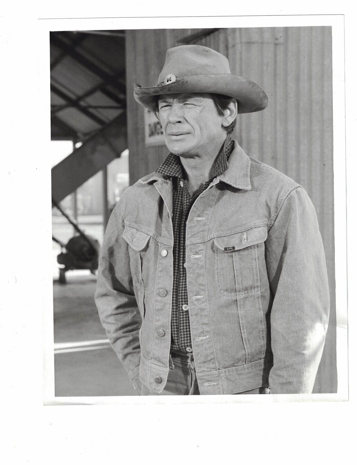 Charles Bronson USED 1980's Television Magazine Press Photo Poster painting