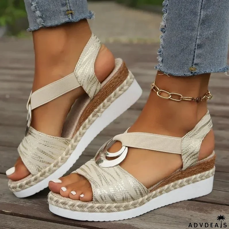 Ayla Wedge Sandals