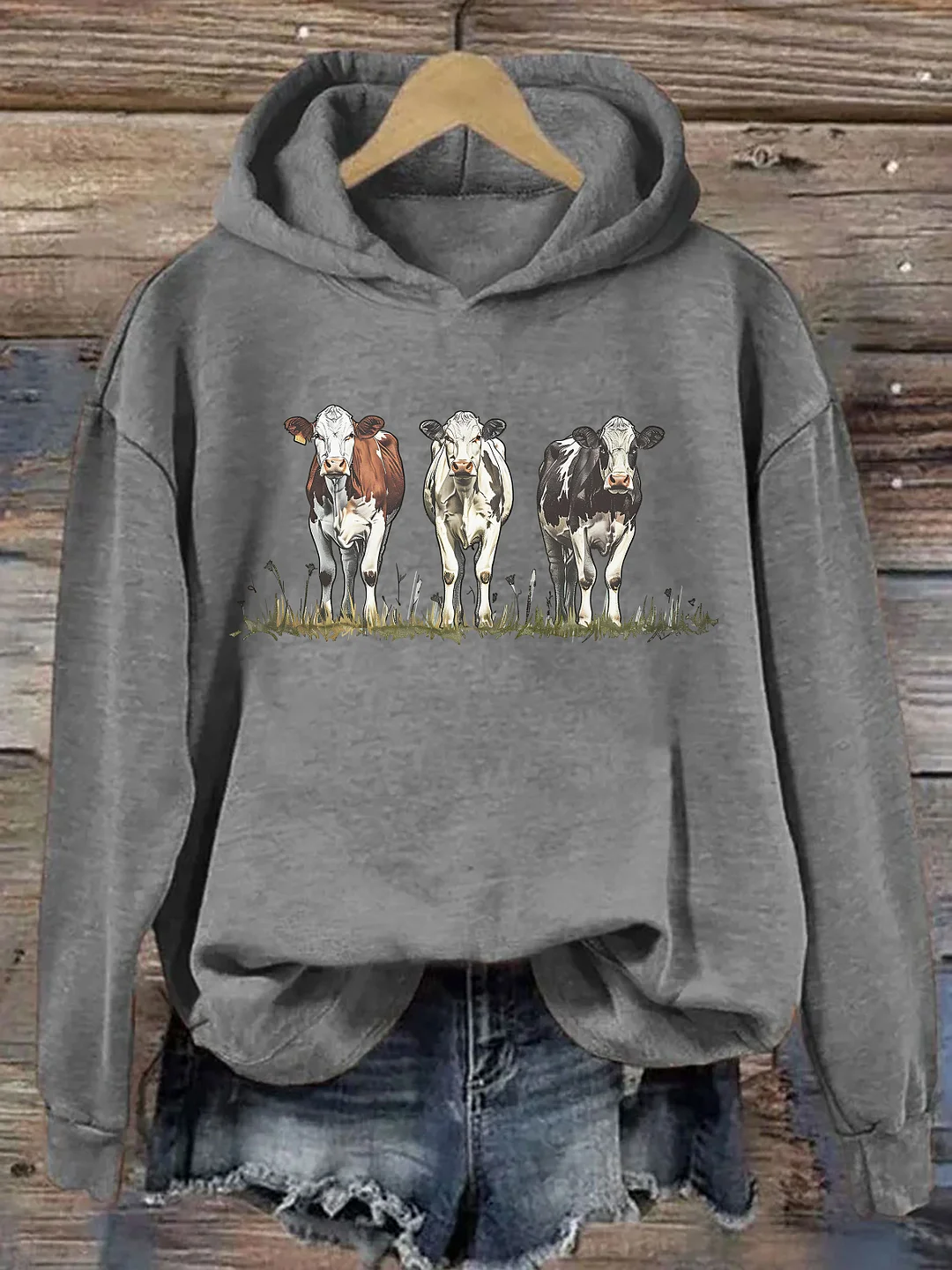 Western Cows Hoodie