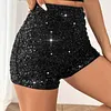 Women's Sexy Shiny Sequin Slim Party Bodycon Miniskirt