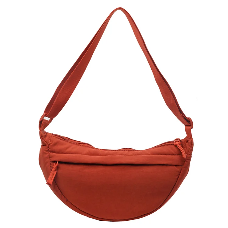 Women Dumpling Bag Large Crescent Bag Half Moon Shape Bag with Adjustable Strap