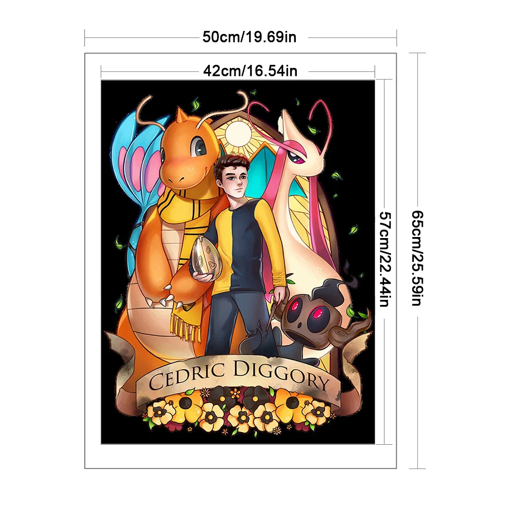 11CT Full Stamped Cross Stitch - Harry Potter(Canvas|50*65CM)