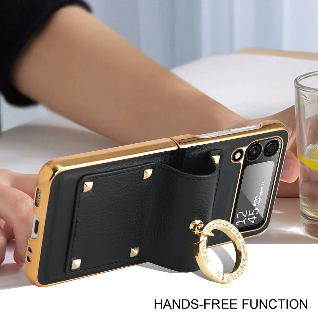 For Samsung Zfilp3/4 Leather Stand Phone Case