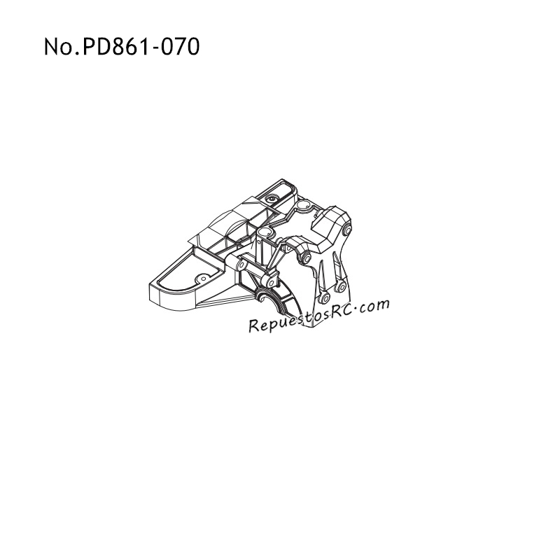 PD RACING TR10 Piezas para Juguetes RC Torre Trasera PD861-019