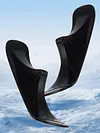 1 Pair Scooter Sled Ski Sleigh Snow Sledge Board Set Ski Scooter for Child Kids