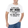 My Mind Printed Men's Short Sleeves T-Shirt