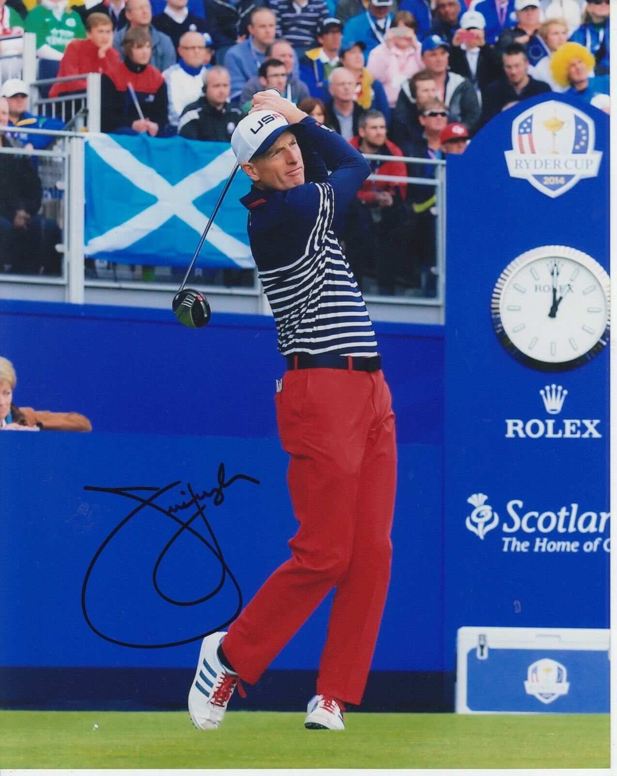 Jim Furyk 2014 Ryder Cup 8x10 Signed Photo Poster painting w/ COA #1