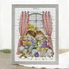 4 Season Window-Autumn-14CT Stamped Cross Stitch Kit(27x36cm)