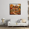Autumn Cabin-11CT Stamped Cross Stitch 45*45cm/17.72*17.72in