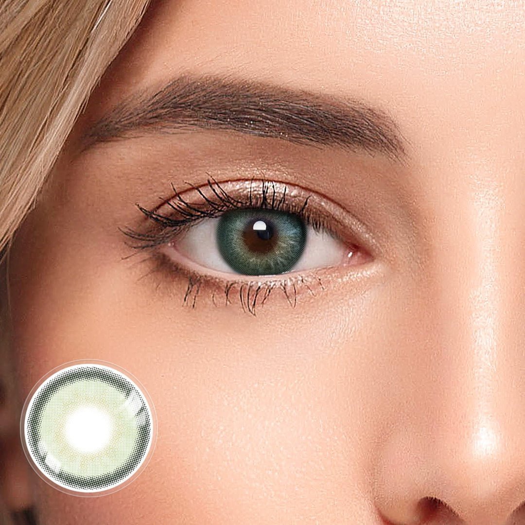 Green Coloir Contact Lenses For Daily Wearing 14.2mm