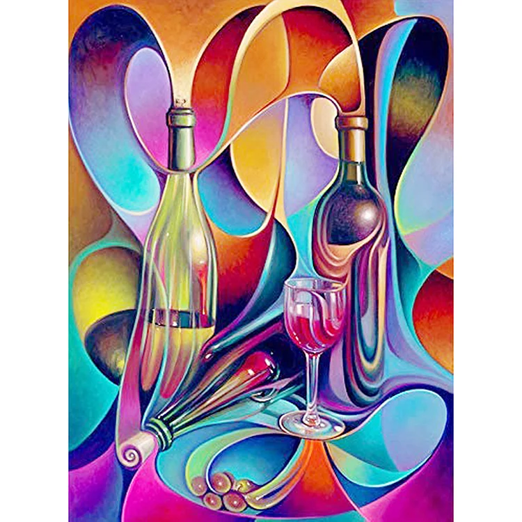 Wine Glass  Diamond Painting 30*40CM