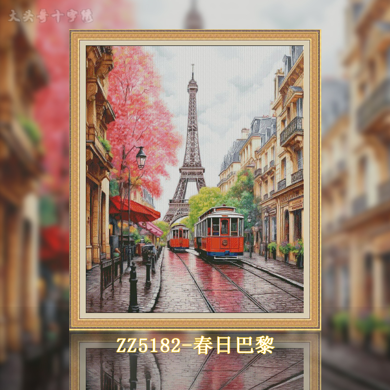 [ZZ5182-Spring Paris]  Painting Fairy Cross Stitch
