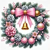 Wreath-14CT Counted Cross Stitch Kit(40x40cm)