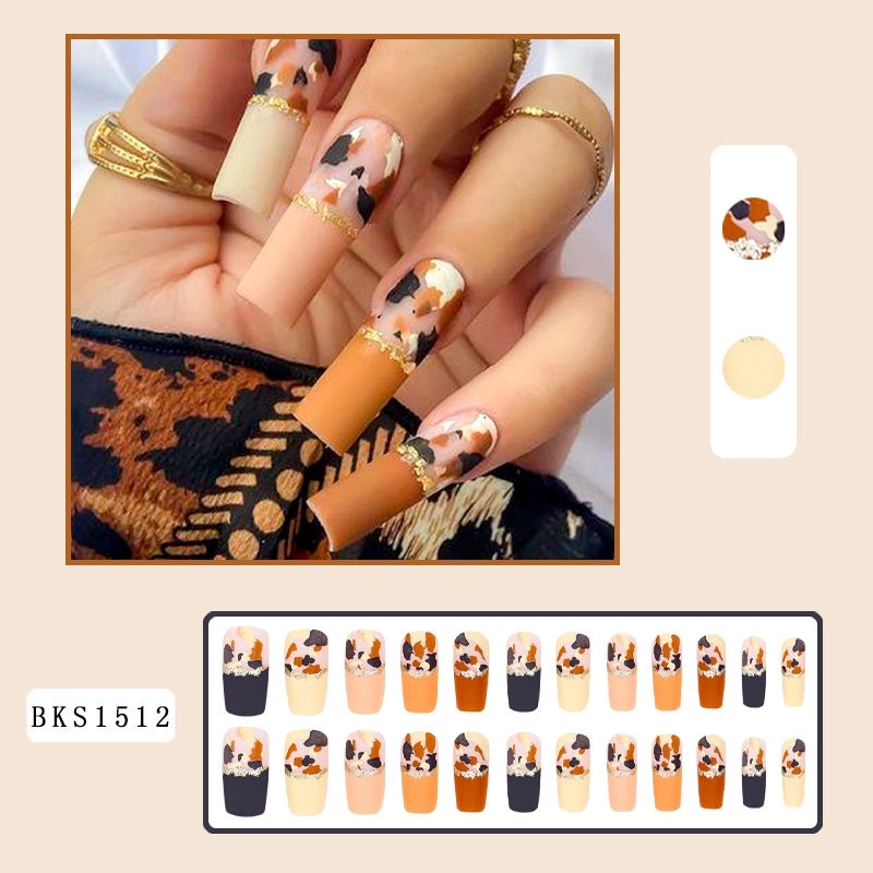 Cute Retro Sweet Cartoon Rose Abs Nail Patches 1 Set