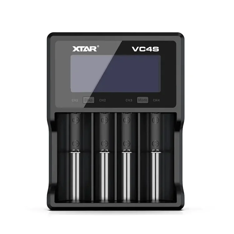 XTAR VC4S Battery Charger QC3.0 Fast Charging