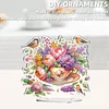 Cup Flower DIY 2D Flat Acrylic Diamond Painting Desktop Ornaments Kit 24*22cm
