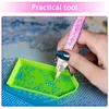 DIY Diamond Painting Stift Diamond Art Stift Diamond Painting Werkzeuge (8 Stück rosa)