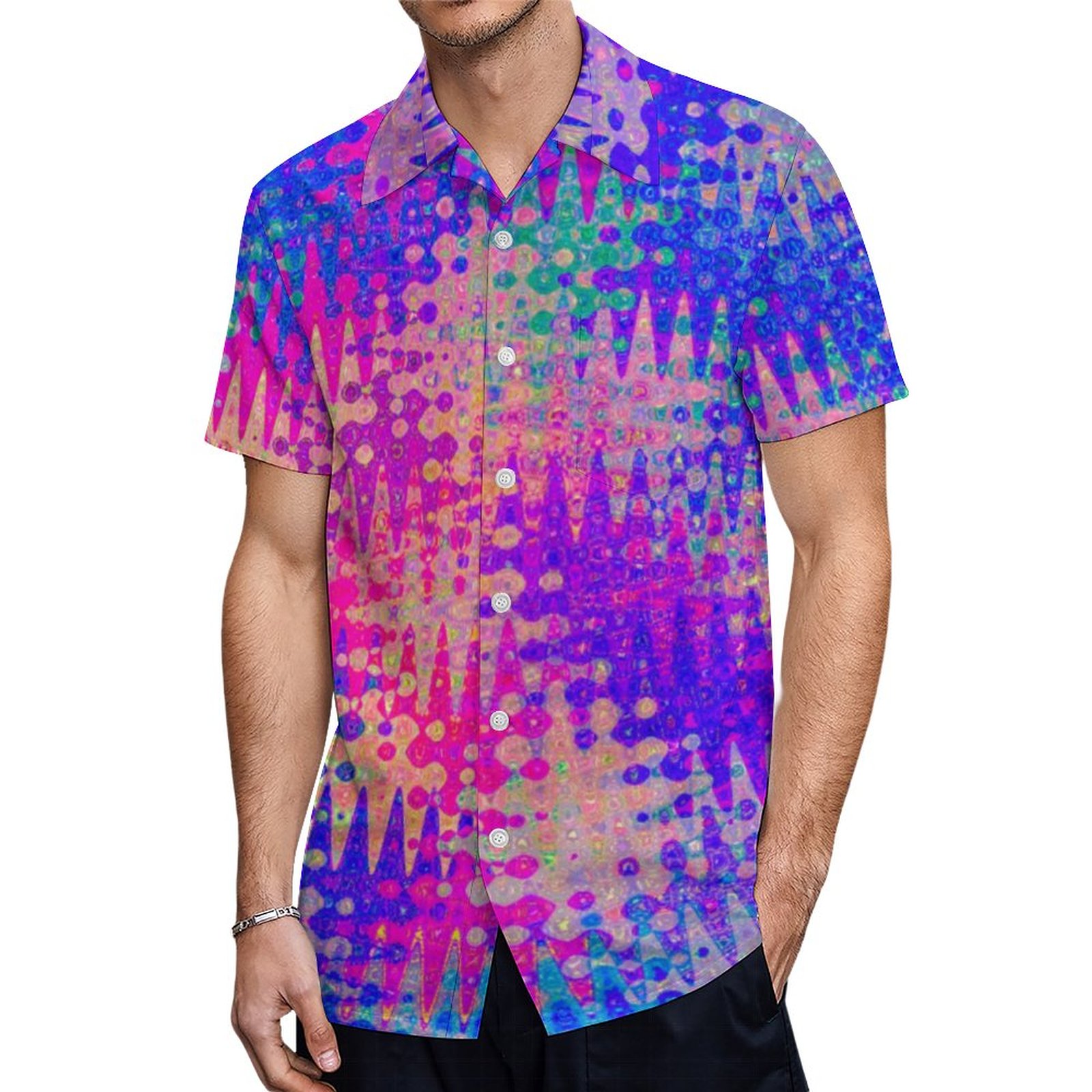 Bootyliscious Liquid Sugar Unicorn Hawaiian Shirt Mens Button Down Plus Size Tropical Hawaii Beach Shirts