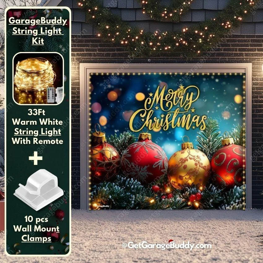 Merry Christmas | Christmas Garage Door Cover