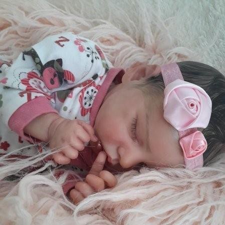 [Real Life Reborn Baby Dolls] 17" SoftTouch Gabriela Realistic Reborn Baby Doll Girl Rebornartdoll® Rebornartdoll®