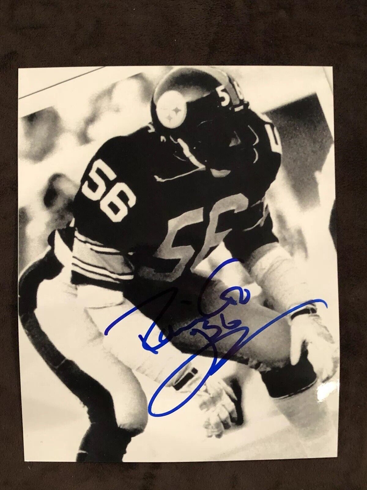 Robin Cole AUTOGRAPH PITTSBURGH STEELERS Hand Signed 8x10 Photo Poster painting 1st Draft Pick