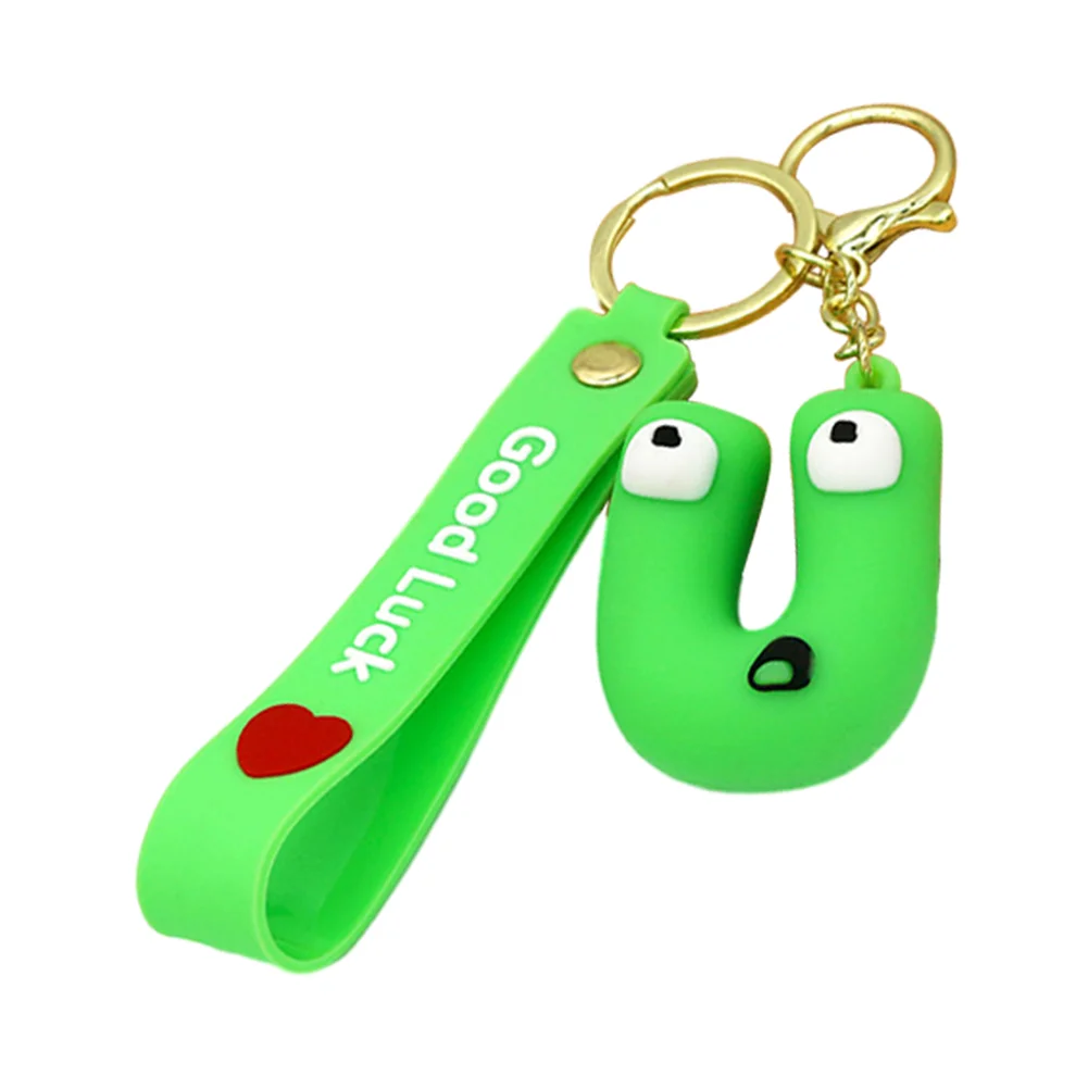 Letter A-Z Keychain Wacky Wizard Handbag Key Chain for Car Keys/Wallet/Backpack