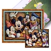 Mickey-Full Embroidery 3 Strands 11CT Stamped Cross Stitch-60*50CM-Large Size