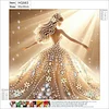 Diamond Painting-DIY Crystal Rhinestone Wedding Dress Girl(Box Packaging)