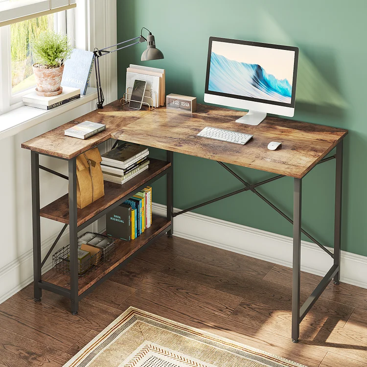 Bestier 47 inch Corner L-Shaped Desk