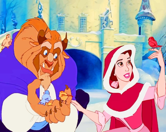 

Disney Beauty And Beast – Paint By Numbers - 40*50CM, 501 Original