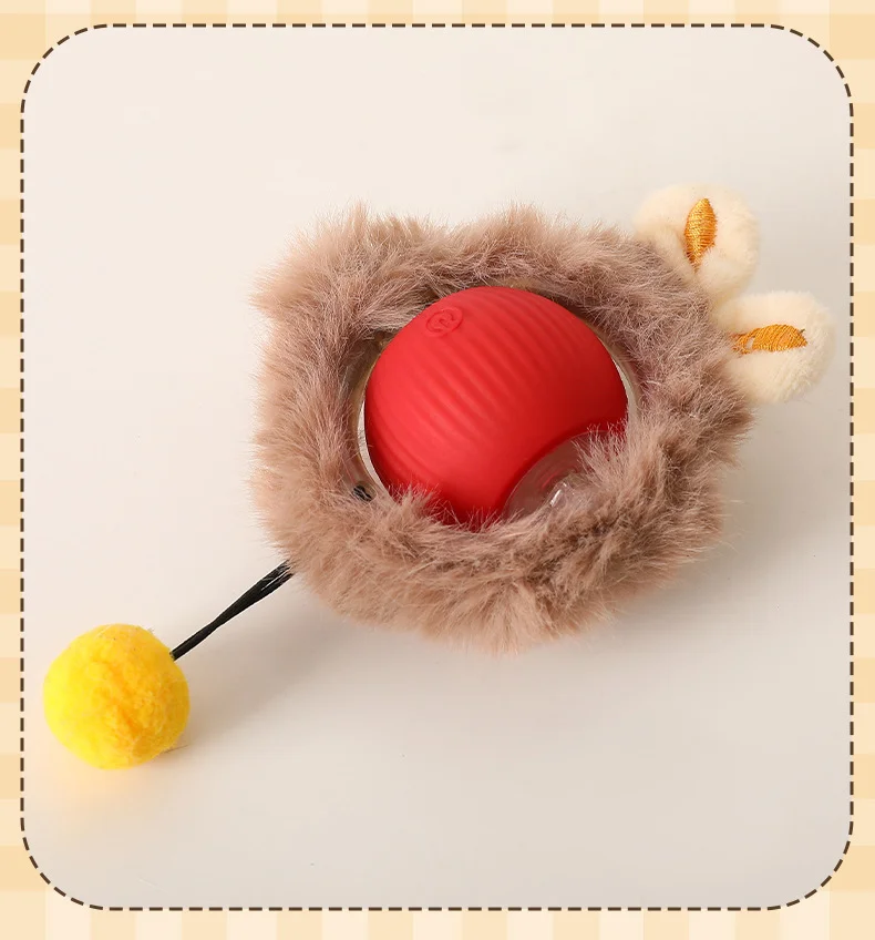 Interactive Cat Toys Ball Super Drive Electric Cat Toy Automatic Rolling Robotic Car Motion Activate