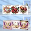 uk.everydayedeals 6Pcs DIY Diamond Painting Greeting Card - Heart Wings
