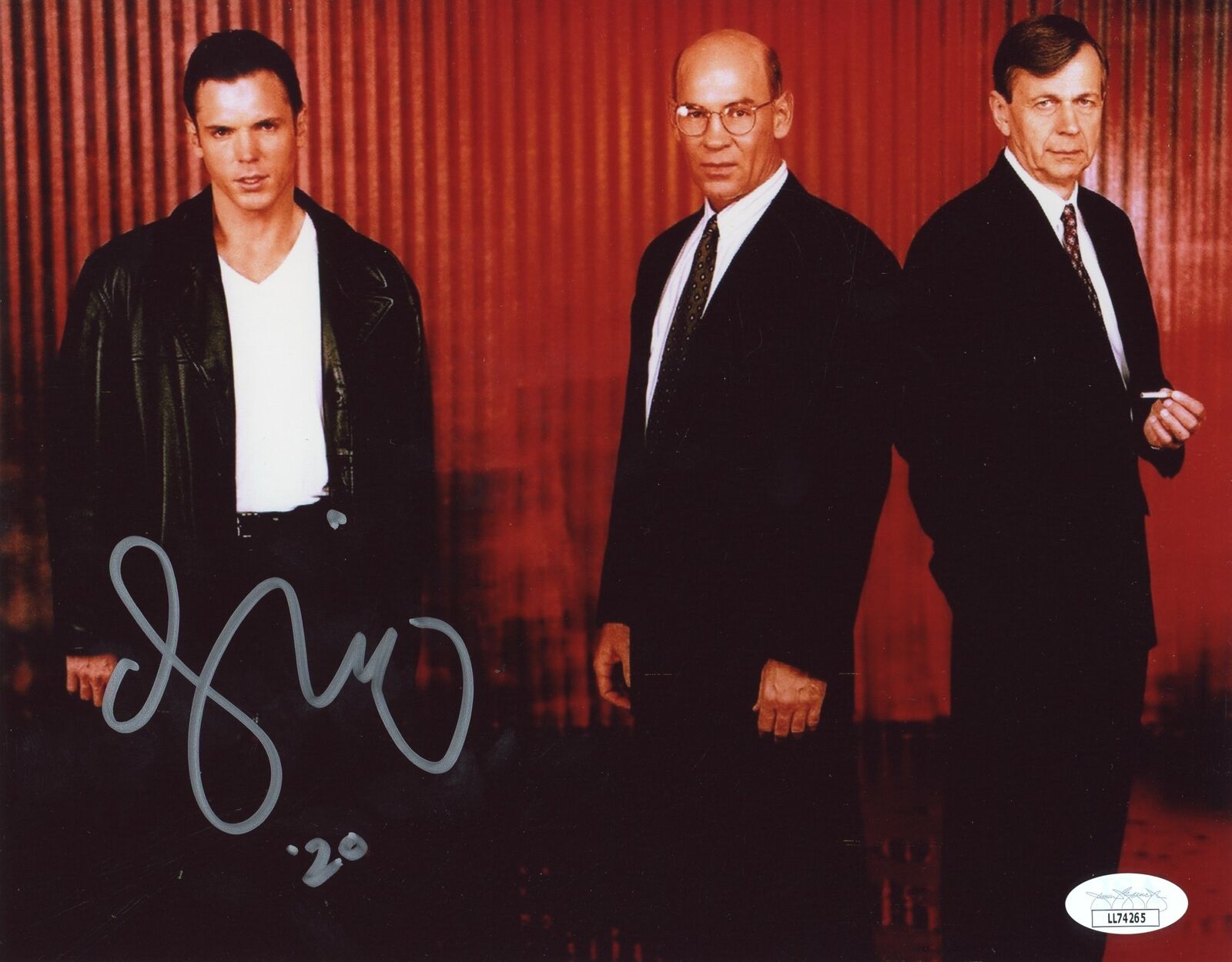 Nicholas Lea ALEX KRYCEK The X Files 8x10 Photo Poster painting Signed Autographed JSA COA Auto