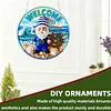 Gnome DIY Diamond Painting Hanging Pendants Acrylic Crafts Kit for Home Wall Decor