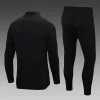 2022 Algeria Half-Pull Training Suit Black Football Shirt 1:1 Thai Quality Set