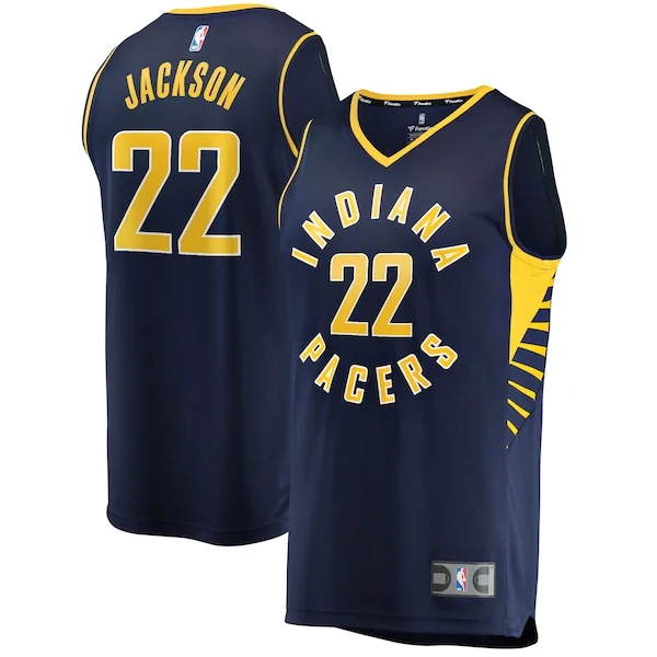 Isaiah Jackson Indiana Pacers Fanatics Branded Fast Break Replica Player Jersey - Icon Edition - Navy