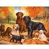 Labrador Dogs - 11CT Stamped Cross Stitch 50*40cm/19.69*15.75in