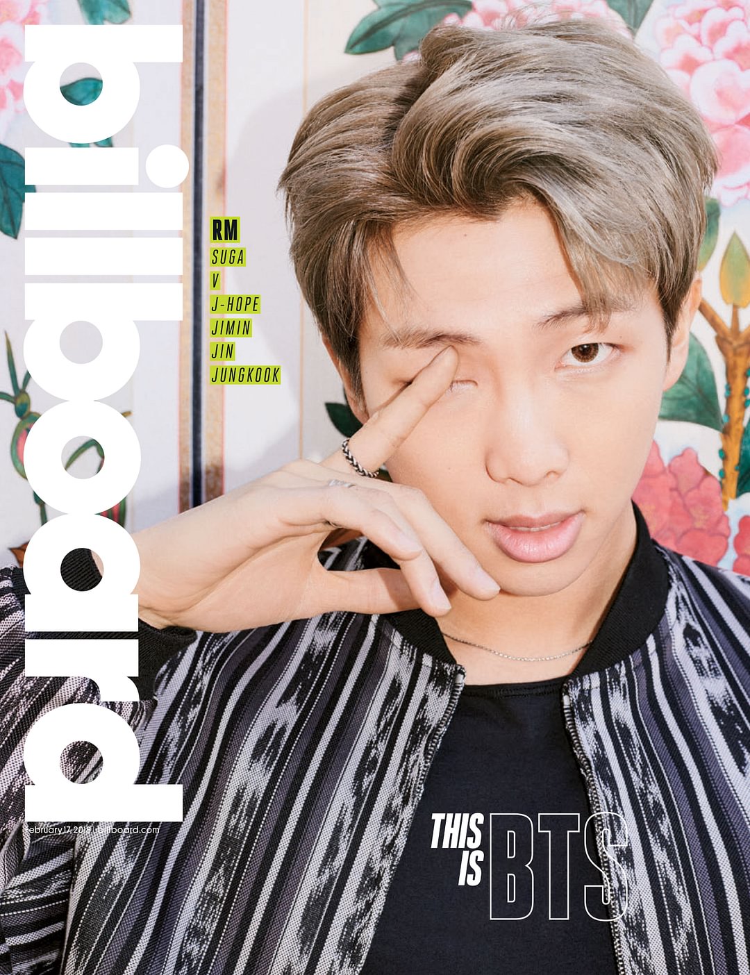 RM's Cover Billboard BTS Limited-Edition Official Authorization 