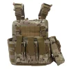One-Button Quick Disassembly Multifunctional Tactical Vest Waterproof and Wear-Resistant Bulletproof Vest