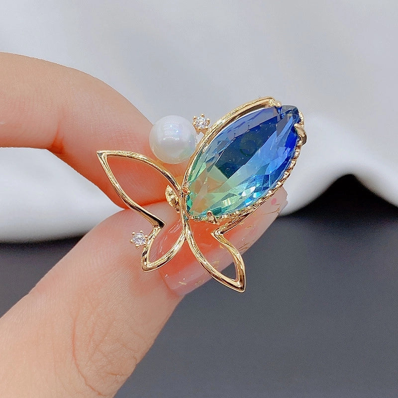 Small Brooch Bow Anti-slip Brooch High-grade Chest Sewn-free Shirt Anti-slip Buckle Pin