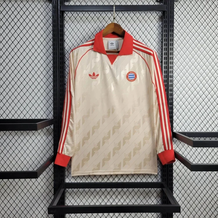 FC Bayern München Originals Langarm Sondertrikot 2024-2025 - Beige