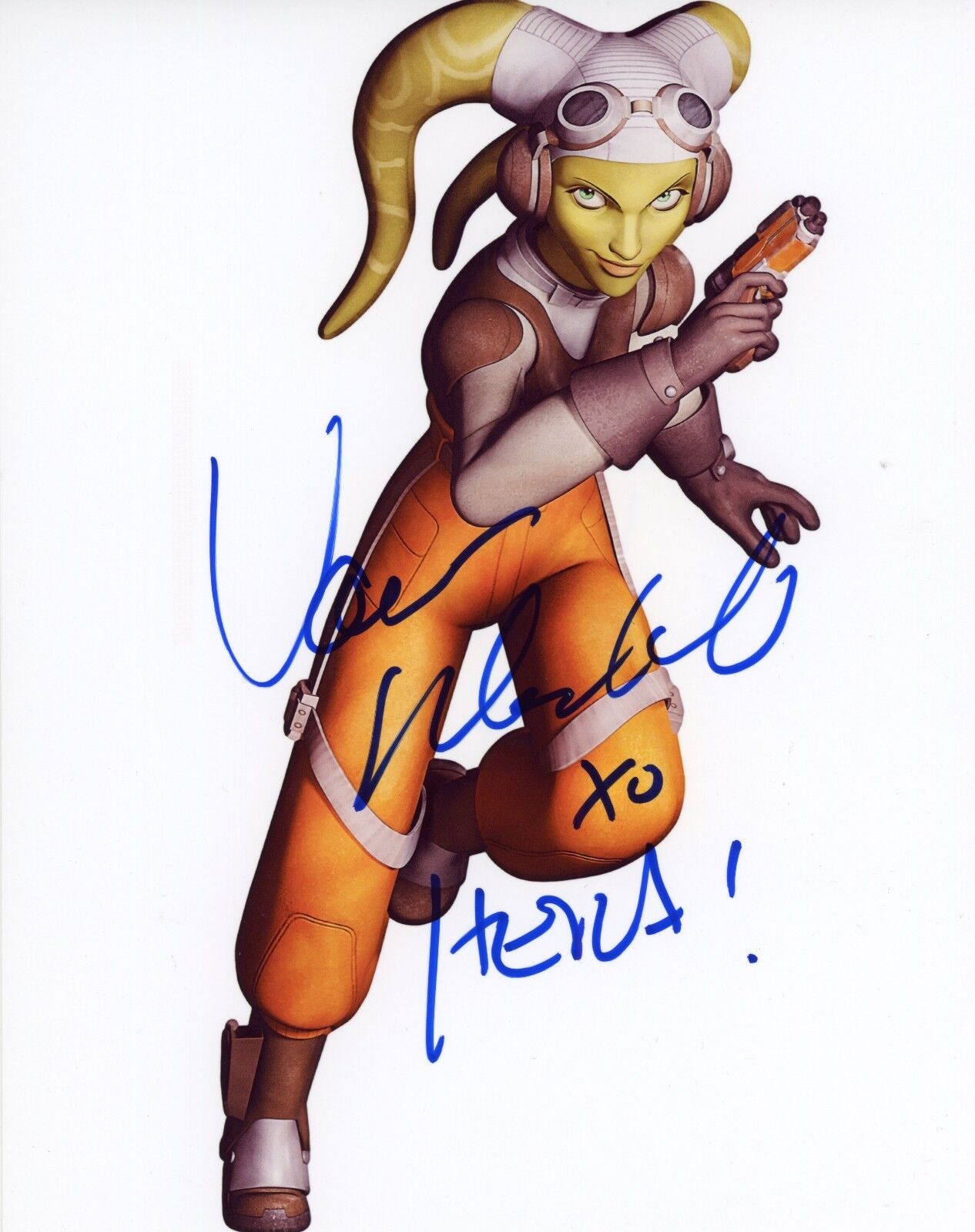 ~ VANESSA MARSHALL Authentic Hand-Signed Hera - STAR WARS REBELS