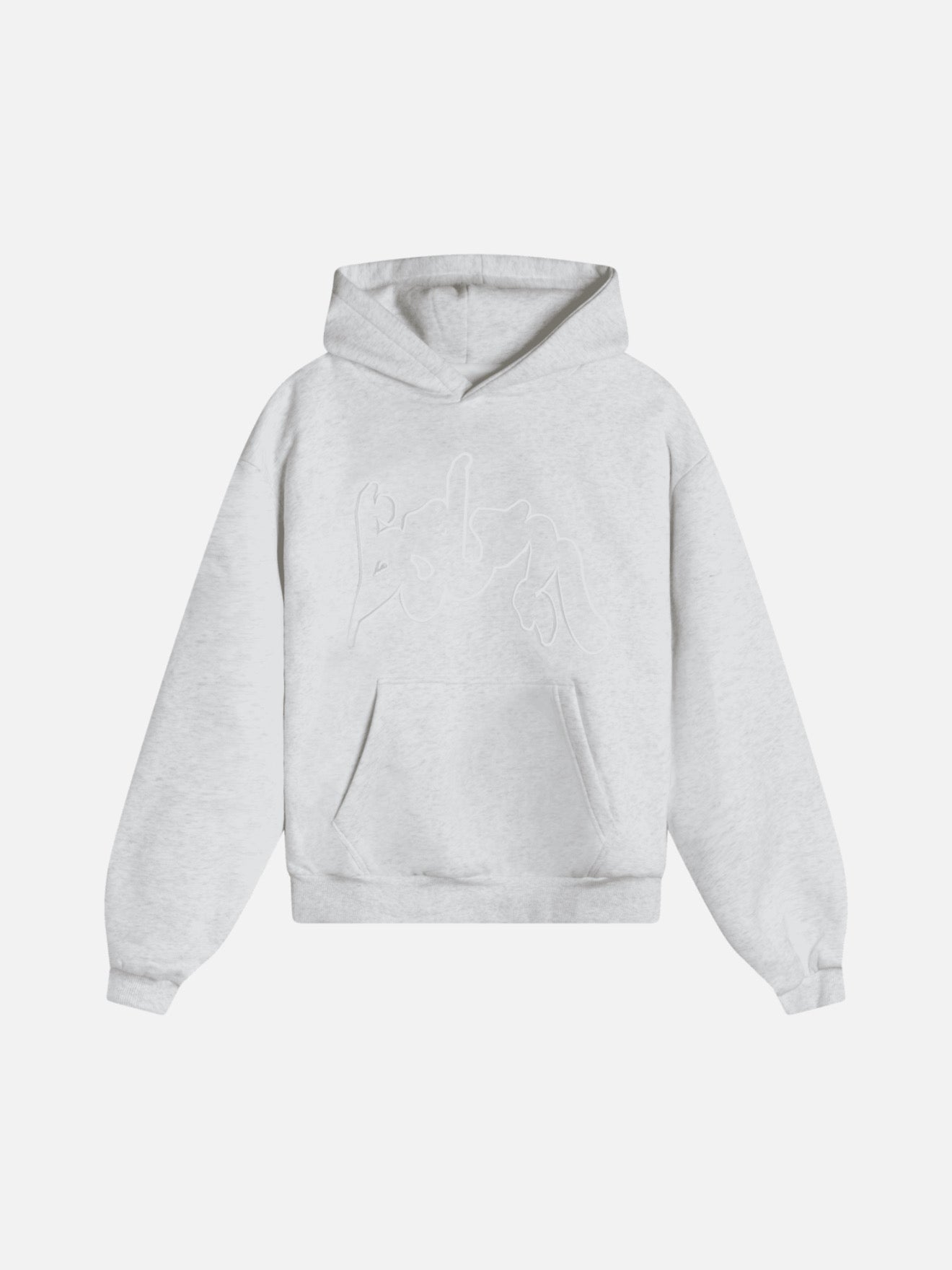 OUTLINED HOODIE ASH