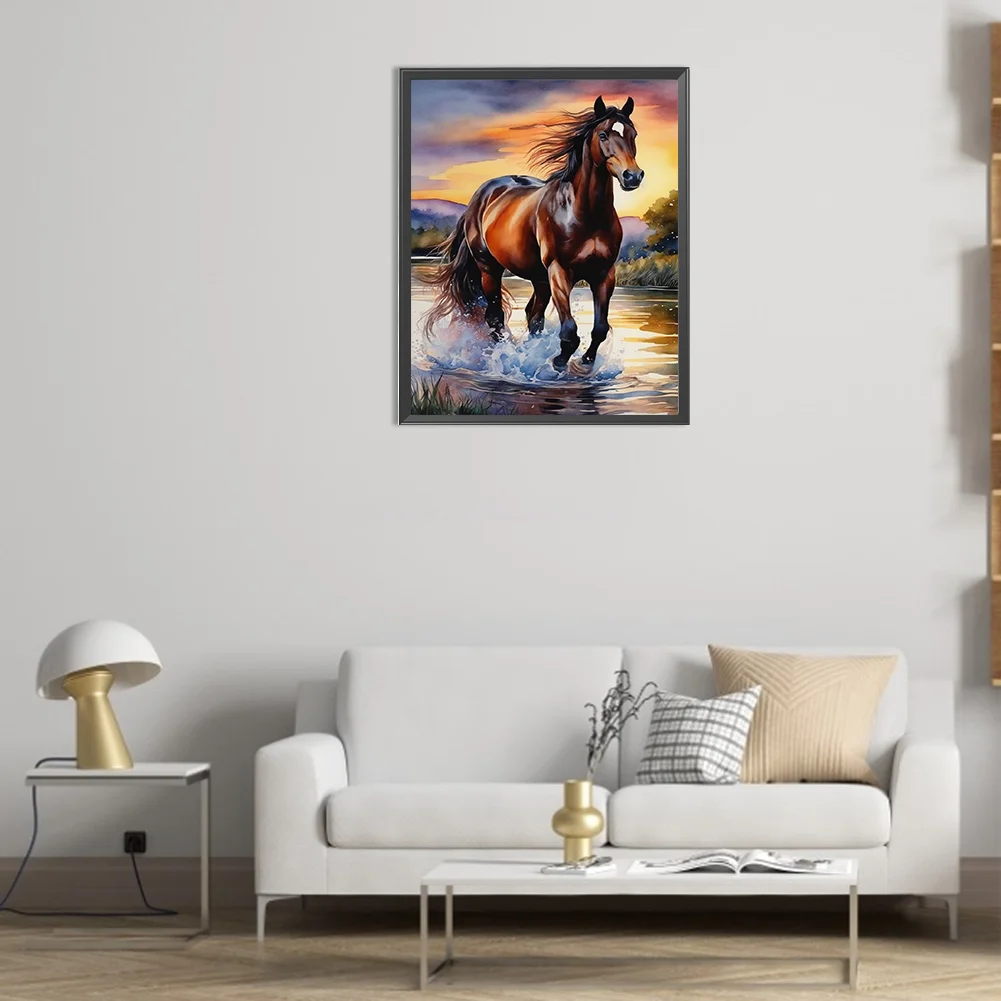 Diamond Painting - Full Square Drill - Horse(Canvas|40*50cm)