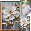 Flower-11CT Stamped Cross Stitch 40*60cm  tapestrymarket