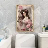 (40*60cm)Flower Beauty - Full Round Drill Diamond Painting