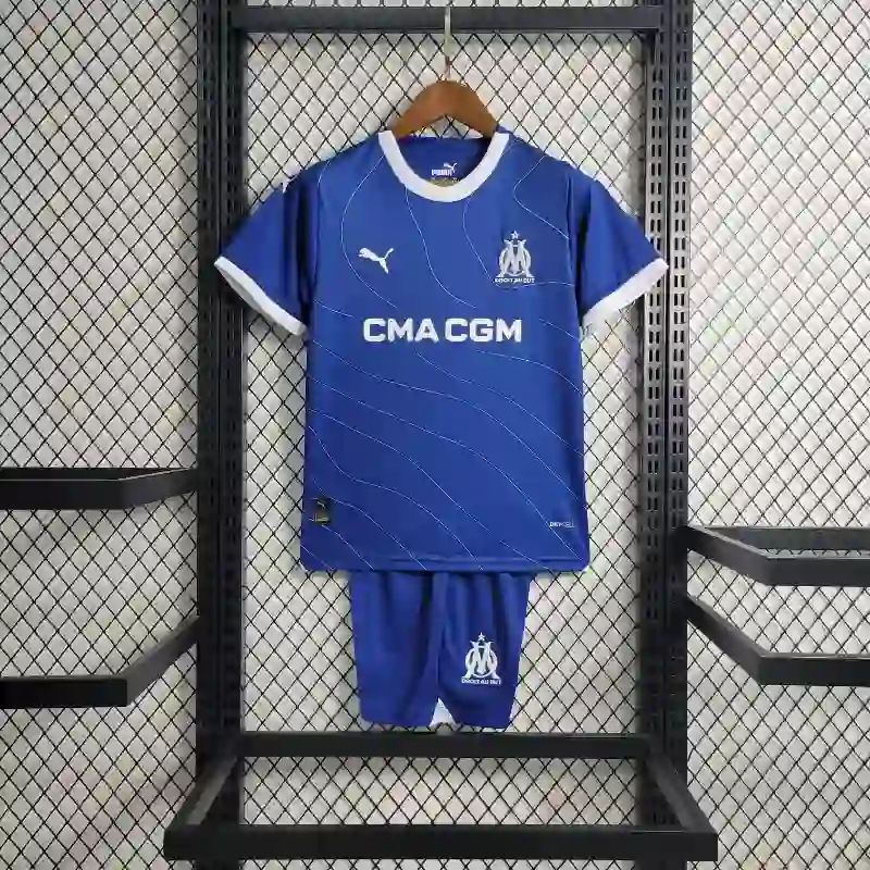 23-24 Kids Marseille Soccer Jersey Away