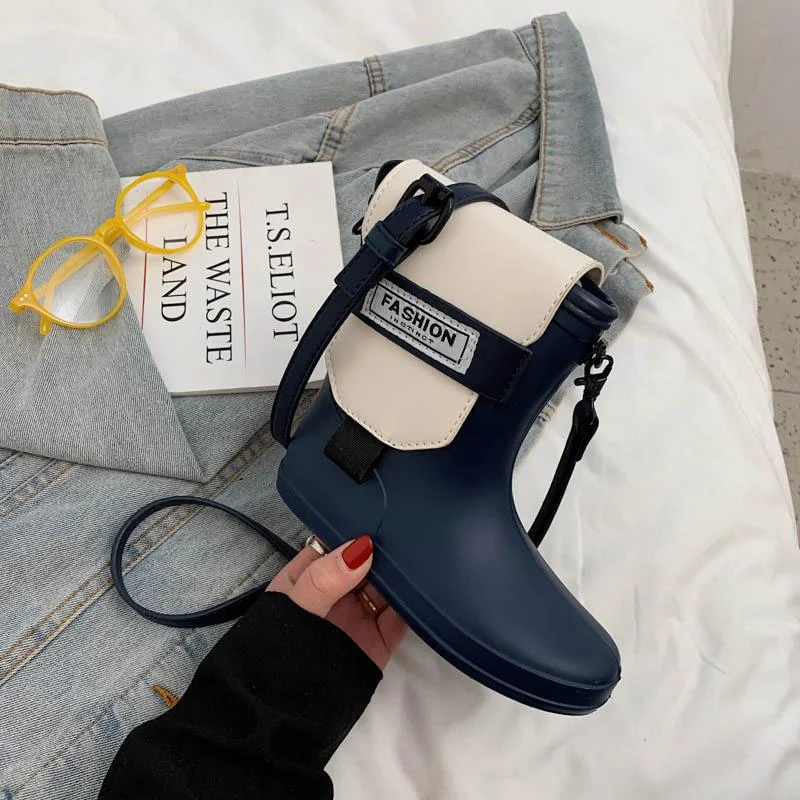 Pongl Shoe Shape Leather Phone Shaped Shoulder Bag For Women 2021 Purses And Handbags Crossbody Bag Girl's Interesting Bag