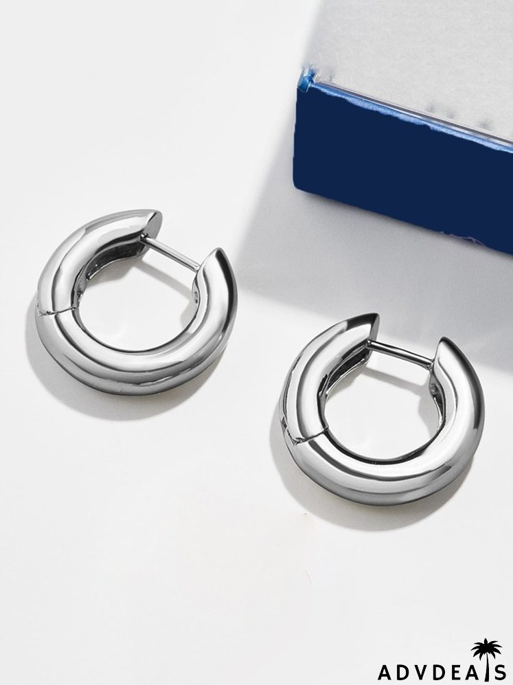 Chunky Hoop Earrings