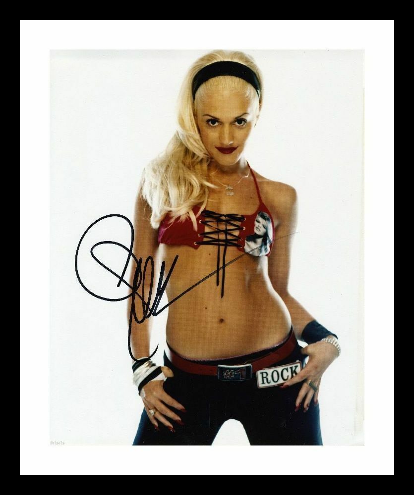 Gwen Stefani Autograph Signed & Framed Photo Poster painting 1